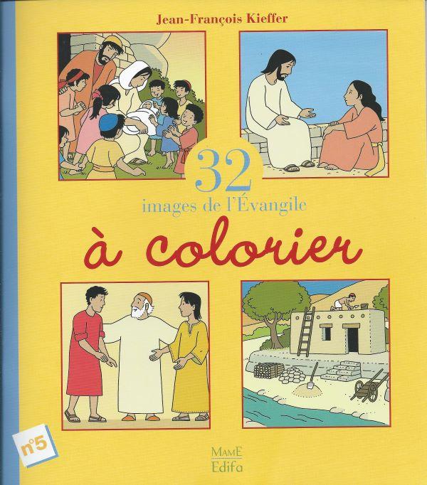 32 images de l'Evangile à colorier, n°5