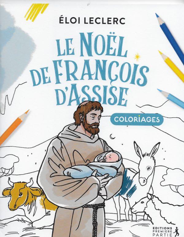 Le Noël de François d'Assise - coloriages
