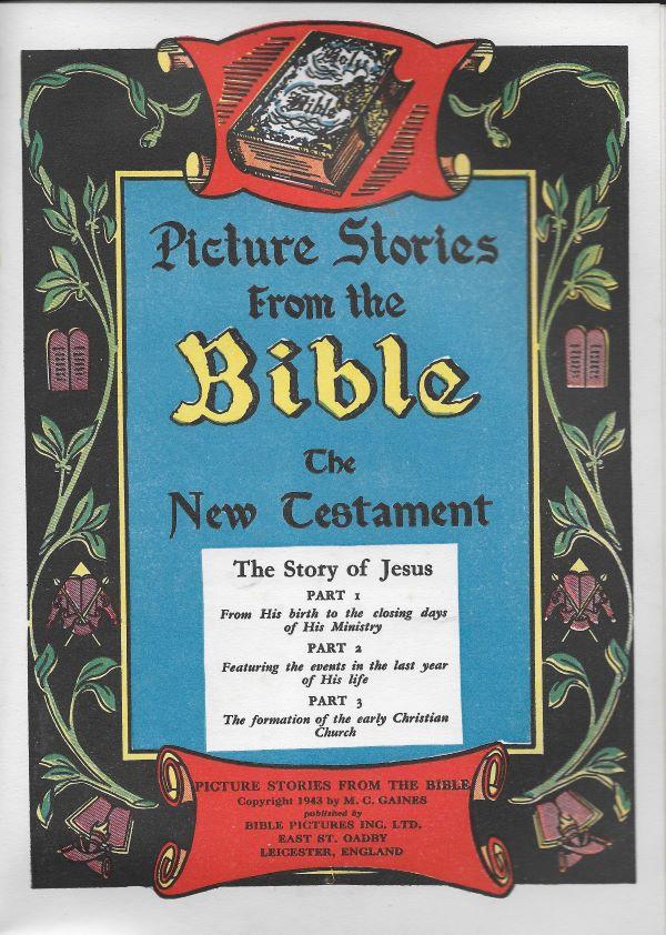 Picture Stories from the Bible. The New Testament