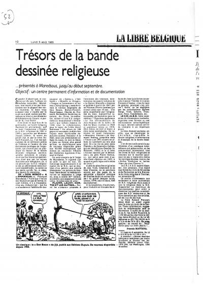 La Libre Belgique 05-08-1985